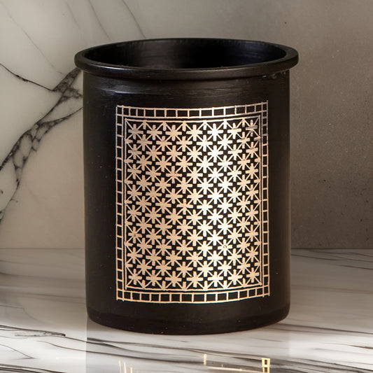 Bidri Silver Inlay Pen Holder | Bidri Work | Bidri Art