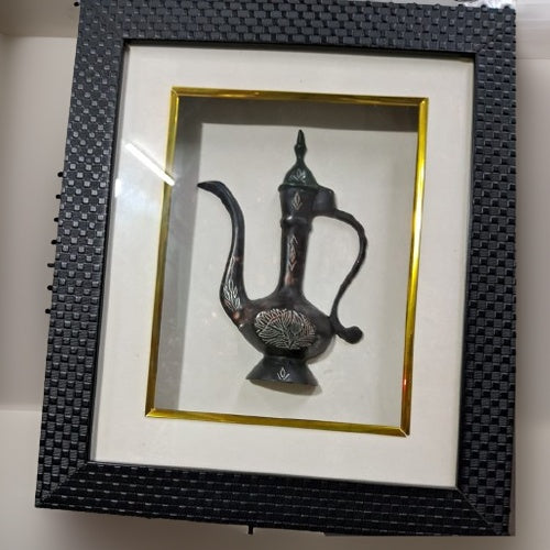 Bidri Silver Inlay Jug Vase Frame | Bidri Work | Bidri Art