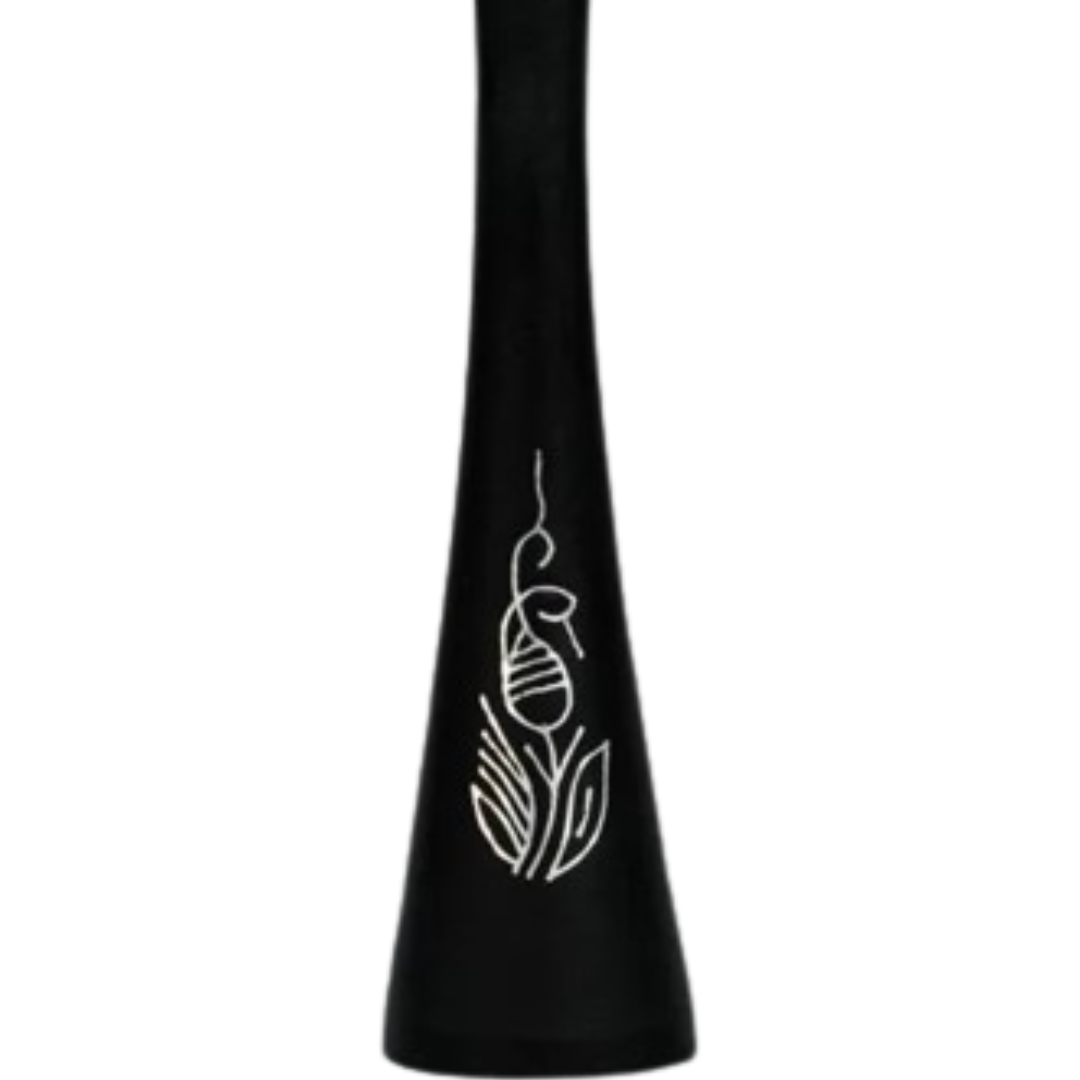 Bidri Silver Inlay Long Vase | Bidri Work | Bidri Art