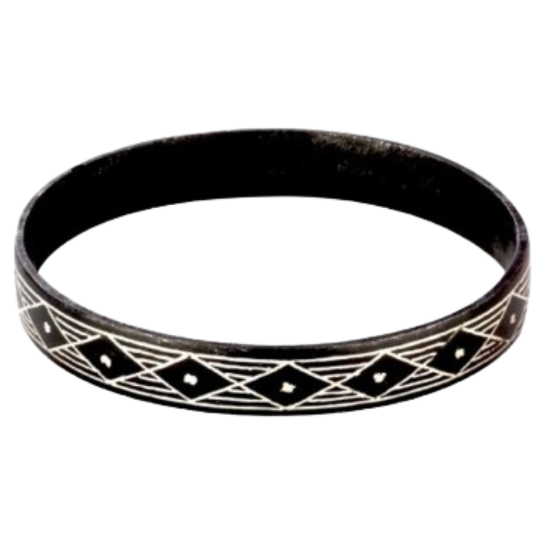 Bidri Silver Inlay Wire Work Bangle pair | Bidri Work | Bidri Art