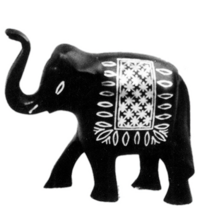 Bidri Silver Inlay Elephant Small | Bidri Work | Bidri Art