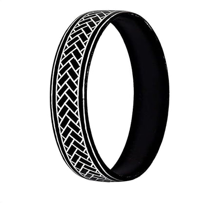 Bidri Silver Inlay Box Pattern Bangle Single | Bidri Work | Bidri Art