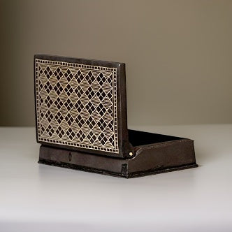 Bidri Silver Inlay Art Box 02 | Bidri Work | Bidri Art