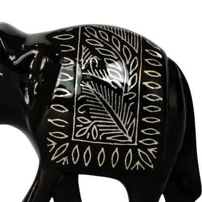 Bidriware Silver Inlay Elephant | Bidri Work | Bidri Art