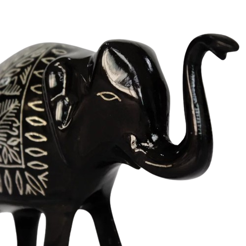 Bidriware Silver Inlay Elephant | Bidri Work | Bidri Art