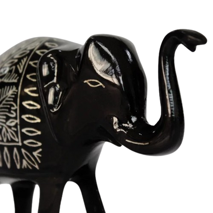 Bidriware Silver Inlay Elephant | Bidri Work | Bidri Art