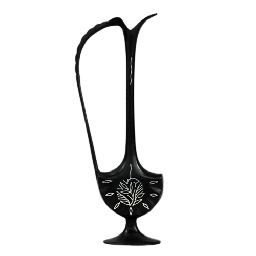 Bidri Silver Inlay Flower Vase Set (4 Vases) | Bidri Work | Bidri Art