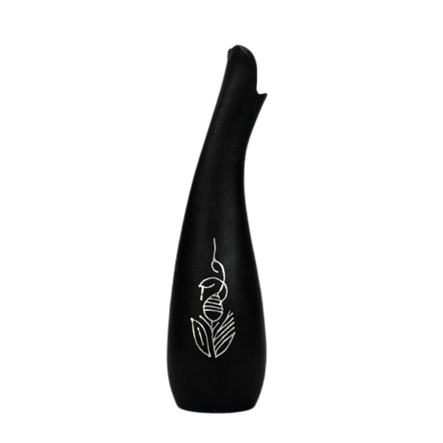 Bidri Silver Inlay Flower Vase Set (4 Vases) | Bidri Work | Bidri Art
