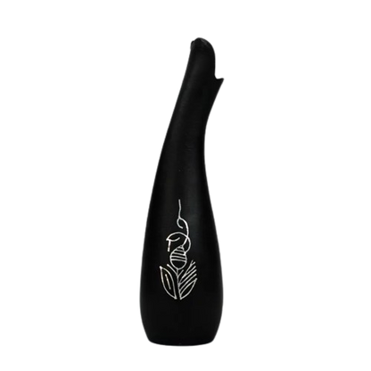 Bidri Silver Inlay Flower Vase Set (4 Vases) | Bidri Work | Bidri Art