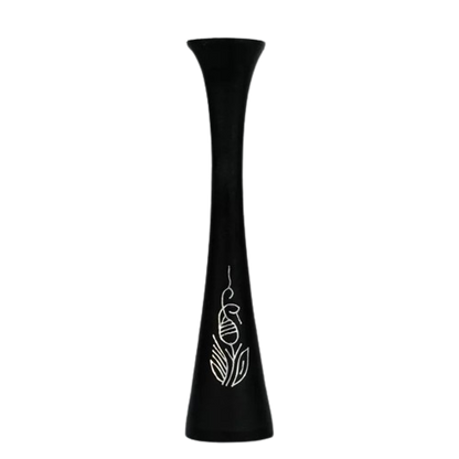 Bidri Silver Inlay Flower Vase Set (4 Vases) | Bidri Work | Bidri Art