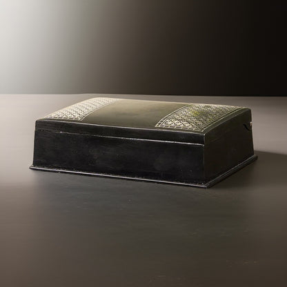Bidri Silver Inlay Art Box (4inch) | Bidri Work | Bidri Art