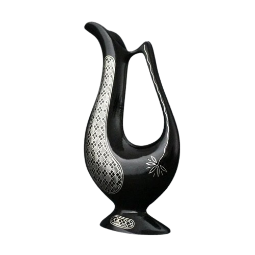Bidri Silver Inlay  Persian Jug | Bidri Work | Bidri Art