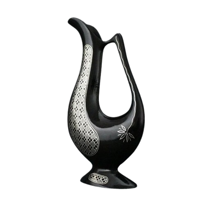 Bidri Silver Inlay  Persian Jug | Bidri Work | Bidri Art