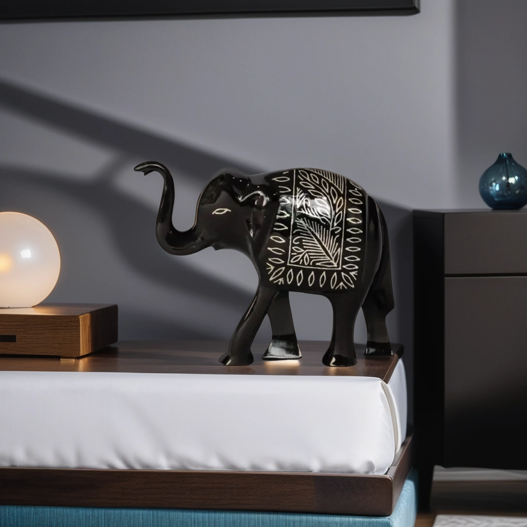 Bidriware Silver Inlay Elephant | Bidri Work | Bidri Art