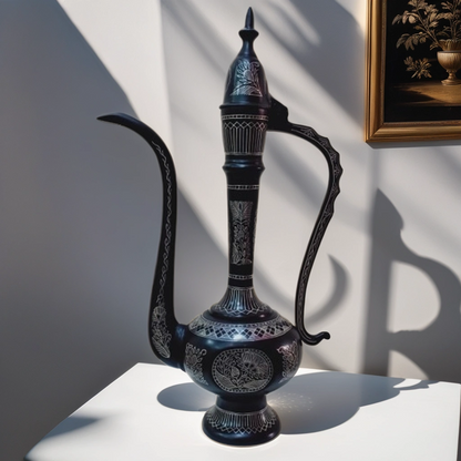 Bidri Silver Inlay Omar Khayyam (12inch) | Bidri Work | Bidri Art