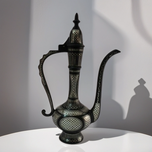 Bidri Silver Inlay Omar Khayyam 2 (12inch) | Bidri Work | Bidri Art