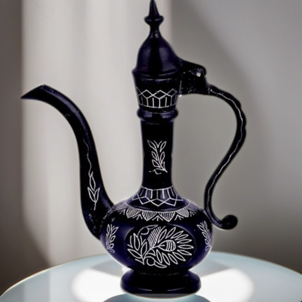 Bidri Silver Inlay Omar Khayyam (5.5inch) | Bidri Work | Bidri Art