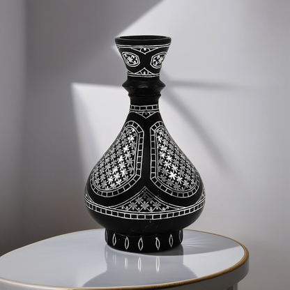 Bidri Silver Inlay Shahanai (4ich) | Bidri Work | Bidri Art