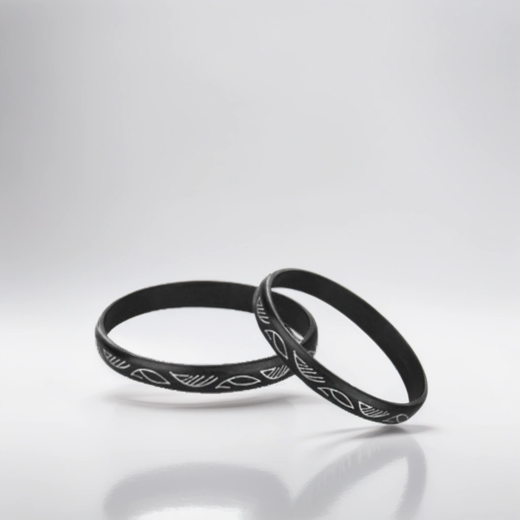 Bidri Silver Inlay Simple Bangle Pair | Bidri Work | Bidri Art