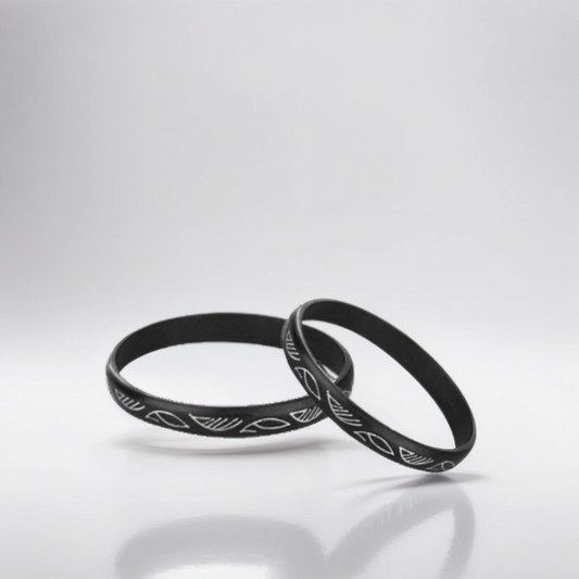 Bidri Silver Inlay Simple Bangle Pair | Bidri Work | Bidri Art