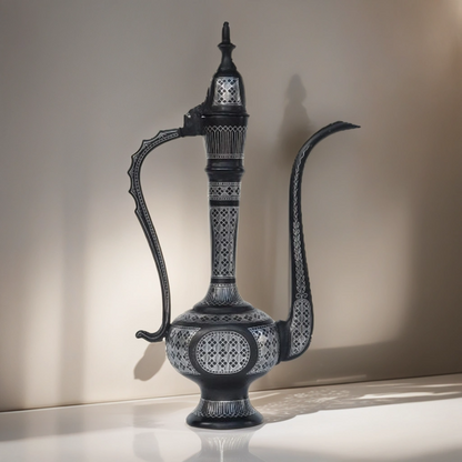 Bidri Silver Inlay Omar Khayyam Tarkashi Work(14)inch | Bidri Work | Bidri Art