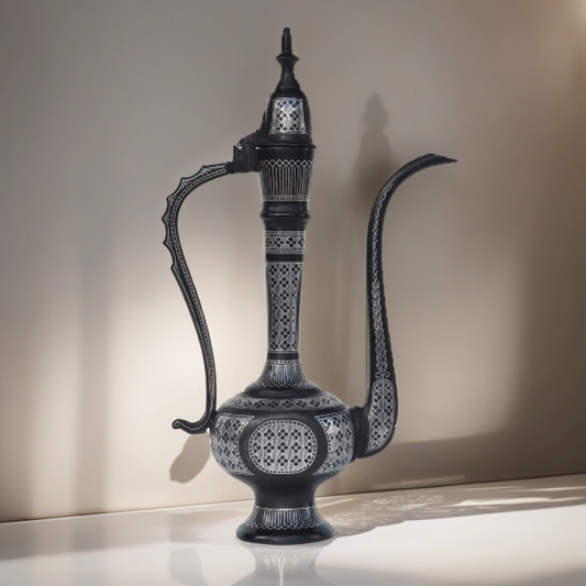 Bidri Silver Inlay Omar Khayyam Tarkashi Work(14)inch | Bidri Work | Bidri Art