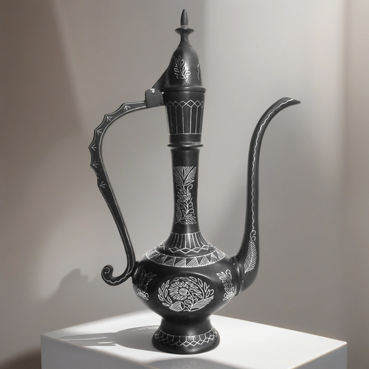 Bidri Silver Inlay Omar Khayyam Tar Work(11)inch | Bidri Work | Bidri Art