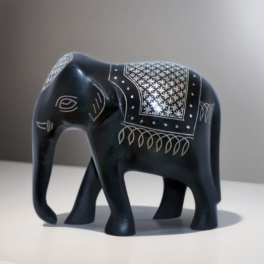 Bidri Silver Inlay Elephant 3 | Bidri Work | Bidri Art