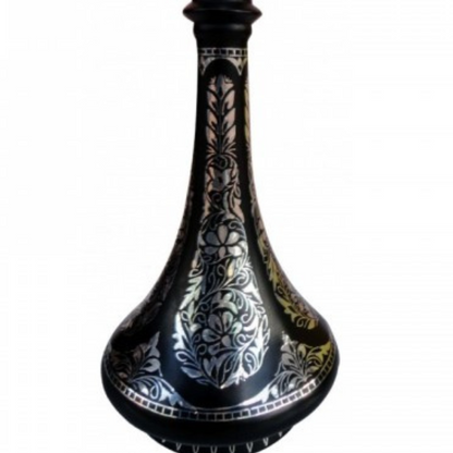 Bidri Silver Inlay Shahnai Flower Vase (6inch) 2 | Bidri Work | Bidri Art