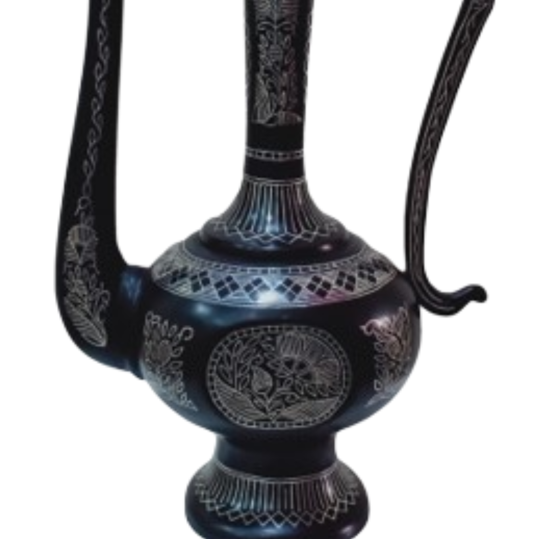 Bidri Silver Inlay Omar Khayyam (12inch) | Bidri Work | Bidri Art