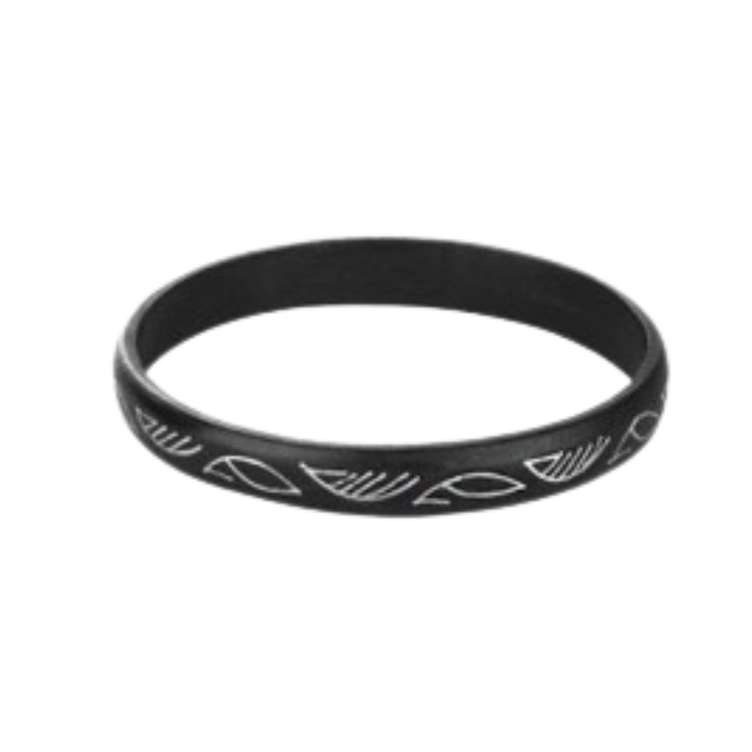 Bidri Silver Inlay Simple Bangle Pair | Bidri Work | Bidri Art
