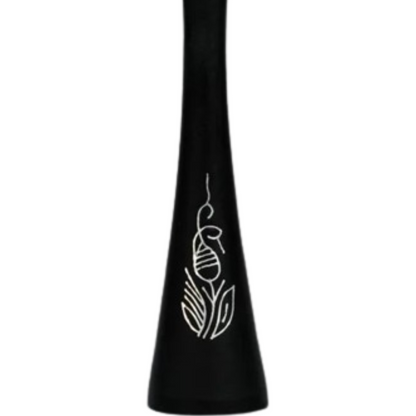 Bidri Silver Inlay Long Vase | Bidri Work | Bidri Art