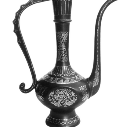 Bidri Silver Inlay Omar Khayyam Tar Work(11)inch | Bidri Work | Bidri Art