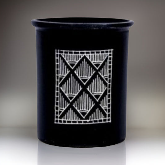 Bidri Silver Inlay Pen Holder Tarkashi | Bidri Work | Bidri Art