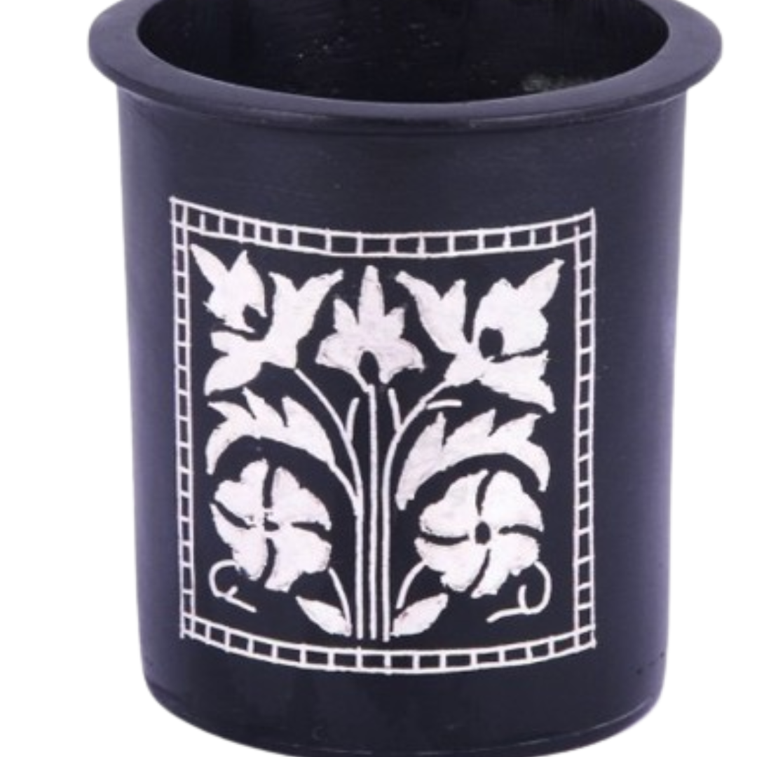 Bidri Silver Inlay Pen Holder Sheet work | Bidri Work | Bidri Art