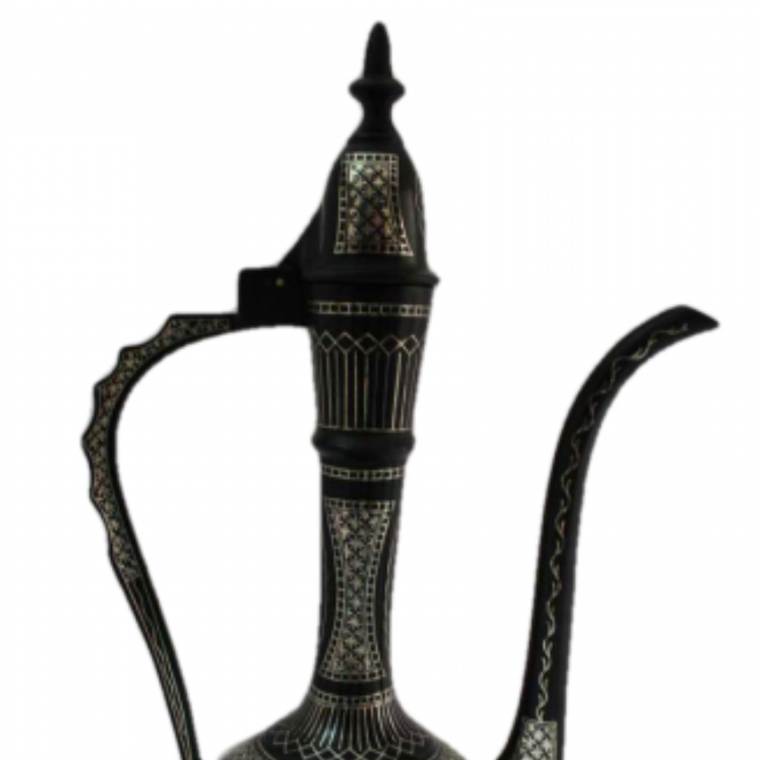 Bidri Silver Inlay Omar Khayyam 2 (12inch) | Bidri Work | Bidri Art