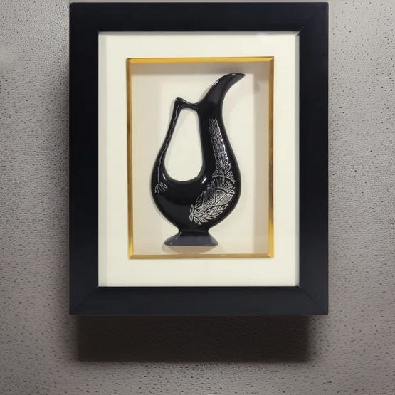 Bidriware Silver Inlay Jug Frame | Bidri Work | Bidri Art