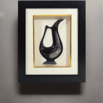 Bidriware Silver Inlay Jug Frame | Bidri Work | Bidri Art