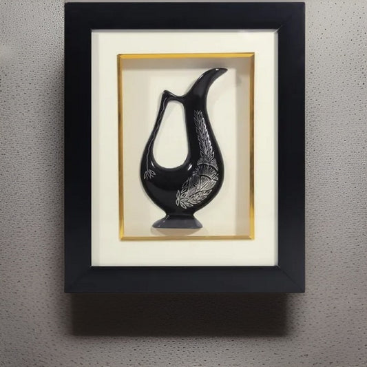 Bidriware Silver Inlay Jug Frame | Bidri Work | Bidri Art
