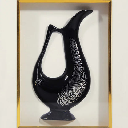 Bidriware Silver Inlay Jug Frame | Bidri Work | Bidri Art
