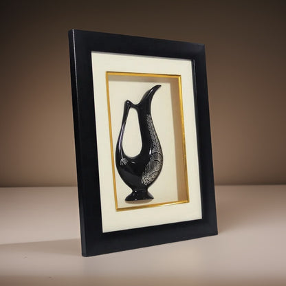 Bidriware Silver Inlay Jug Frame | Bidri Work | Bidri Art