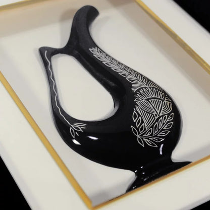 Bidriware Silver Inlay Jug Frame | Bidri Work | Bidri Art