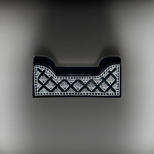 Bidri Silver Inaly Visiting Card Holder(3inch)| Bidri Work | Bidri Art