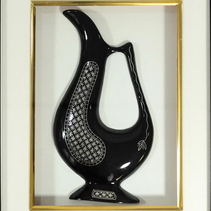 Bidriware Silver Inlay Jug Frame | Bidri Work | Bidri Art