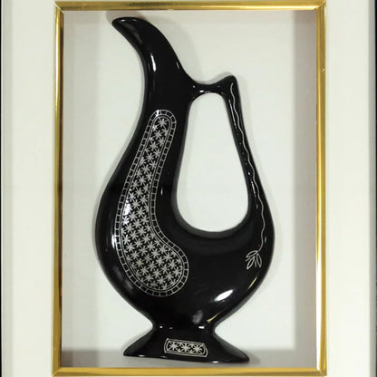 Bidriware Silver Inlay Jug Frame | Bidri Work | Bidri Art
