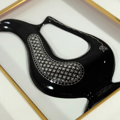 Bidriware Silver Inlay Jug Frame | Bidri Work | Bidri Art