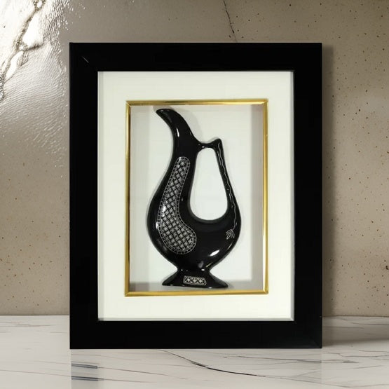 Bidriware Silver Inlay Jug Frame | Bidri Work | Bidri Art