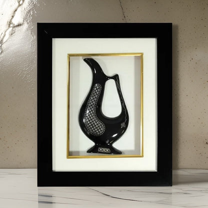 Bidriware Silver Inlay Jug Frame | Bidri Work | Bidri Art