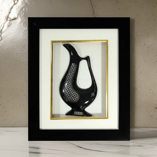 Bidriware Silver Inlay Jug Frame | Bidri Work | Bidri Art